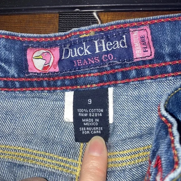 Duck Head Women's Blue Flare Jeans - Picture 3 of 7